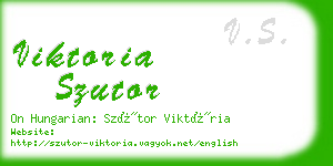 viktoria szutor business card